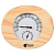 Термометр с гигрометром Банная станция 16х14х3,0см /18022